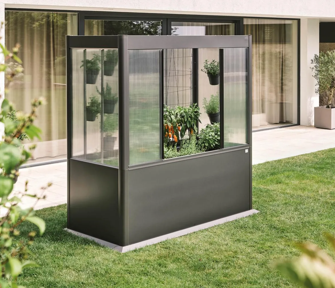 Biohort Gewächshaus Florentina 2 x 0,5 MINI, ca. B201,6/H180,7/T54,8 cm