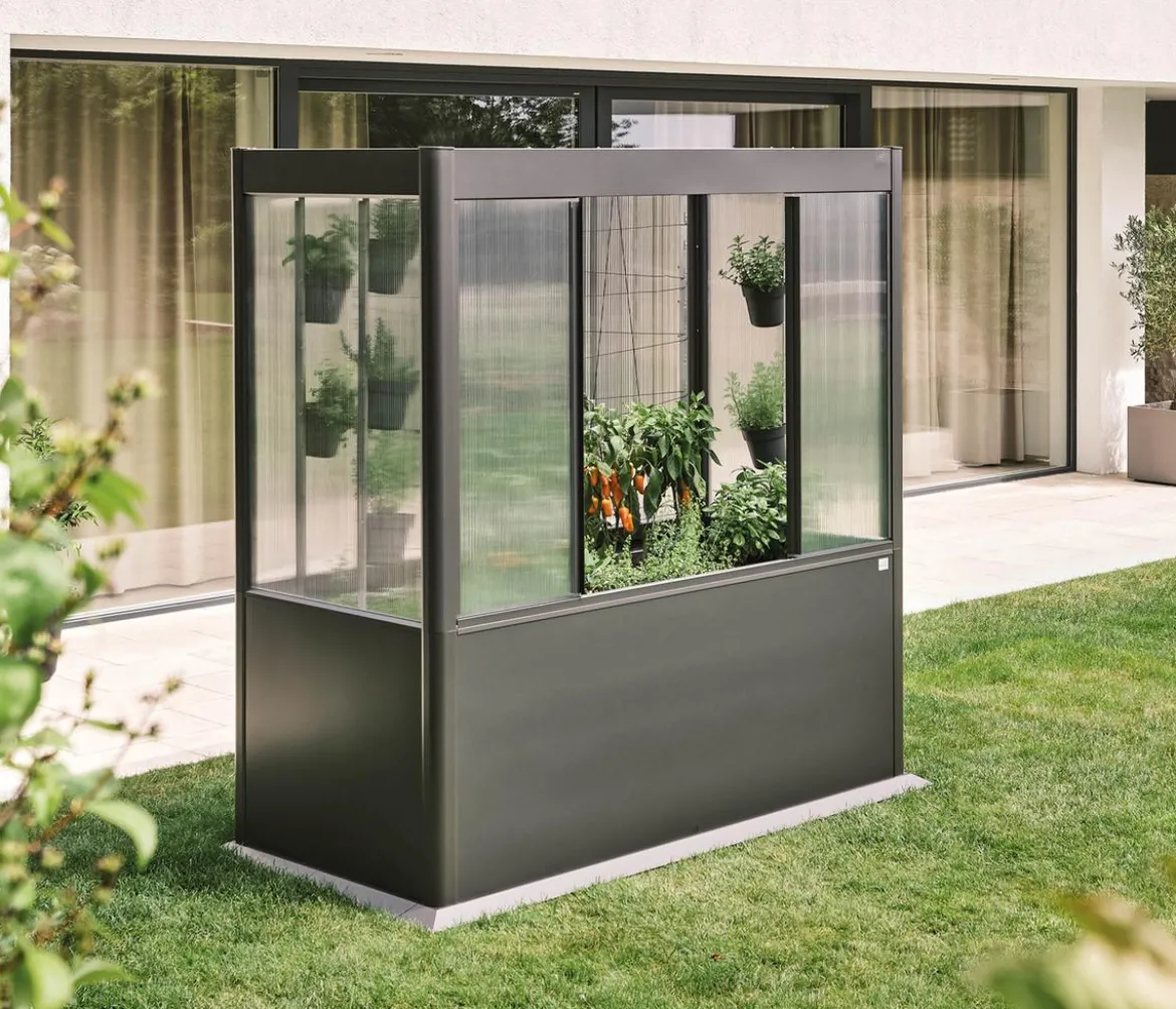 Biohort Gewächshaus Florentina 2 x 1 MINI, ca. B201,6/H180,7/T104 cm