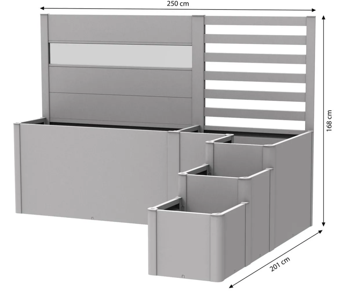 Biohort Hochbeet DaVinci Version 2, ca. B249/H168/T200 cm