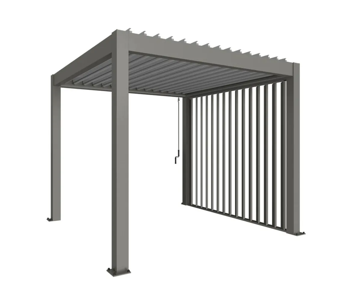 Biohort Lamellenseitenwand Gr. 3 m, ca. B235/H10/T272 cm