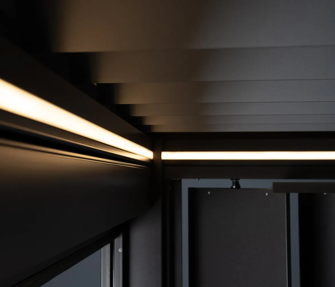 Biohort LED-Beleuchtung für Pergolen 5,5 x 3,5 / 6 x 3 / 6 x 3,5