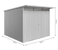 Biohort Metallgerätehaus AvantGarde ECO A7, ca. B260/H217/T300 cm