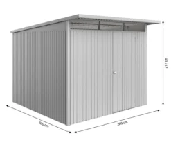 Biohort Metallgerätehaus AvantGarde ECO A7, ca. B260/H217/T300 cm