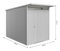 Biohort Metallgerätehaus AvantGarde ECO A3, ca. B180/H217/T300 cm