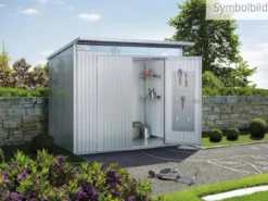 Biohort Metallgerätehaus AvantGarde ECO A2, ca. B180/H218/T260 cm