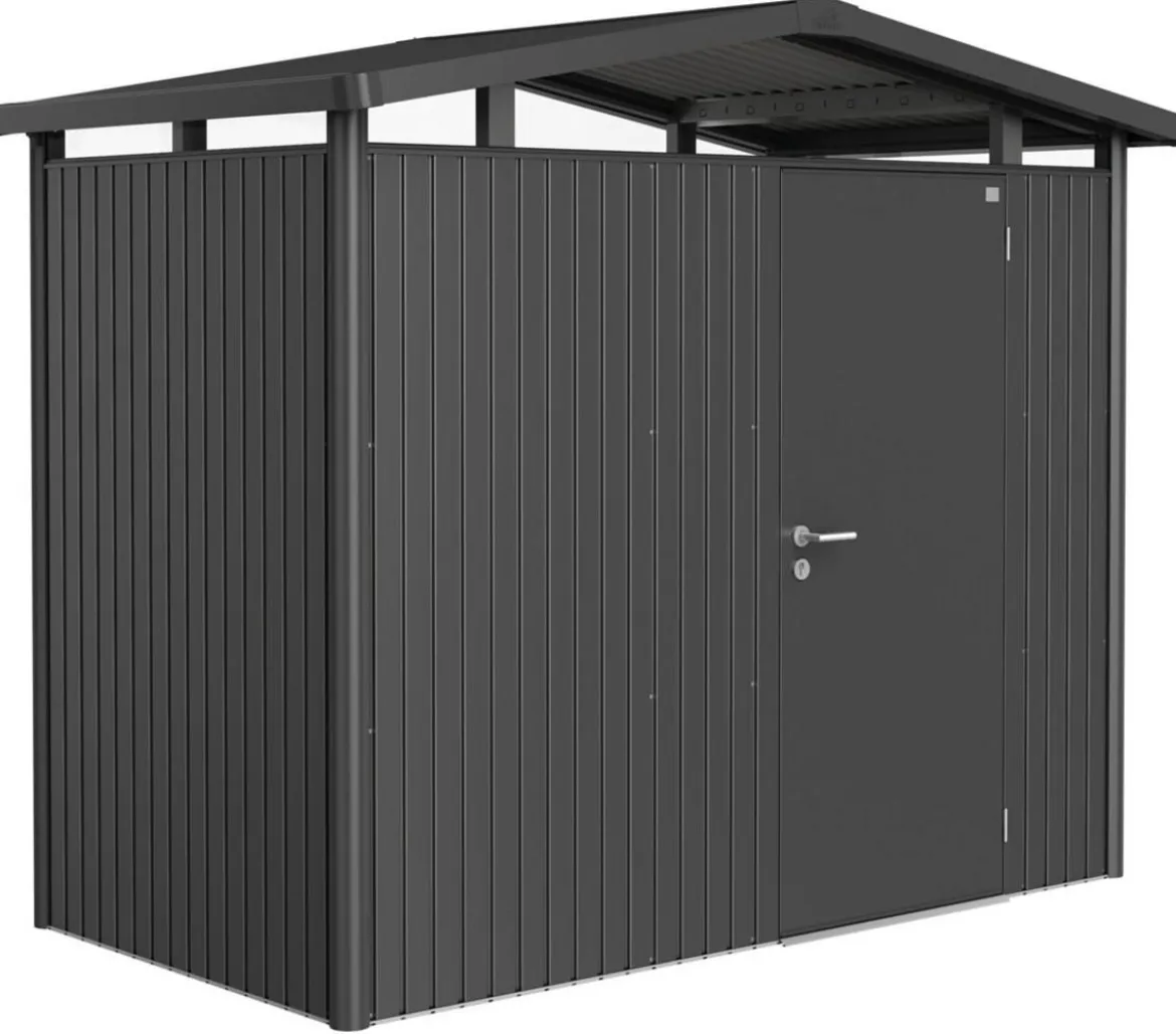 Biohort Metallgerätehaus Panorama® P1, ca. B273/H227/T158 cm