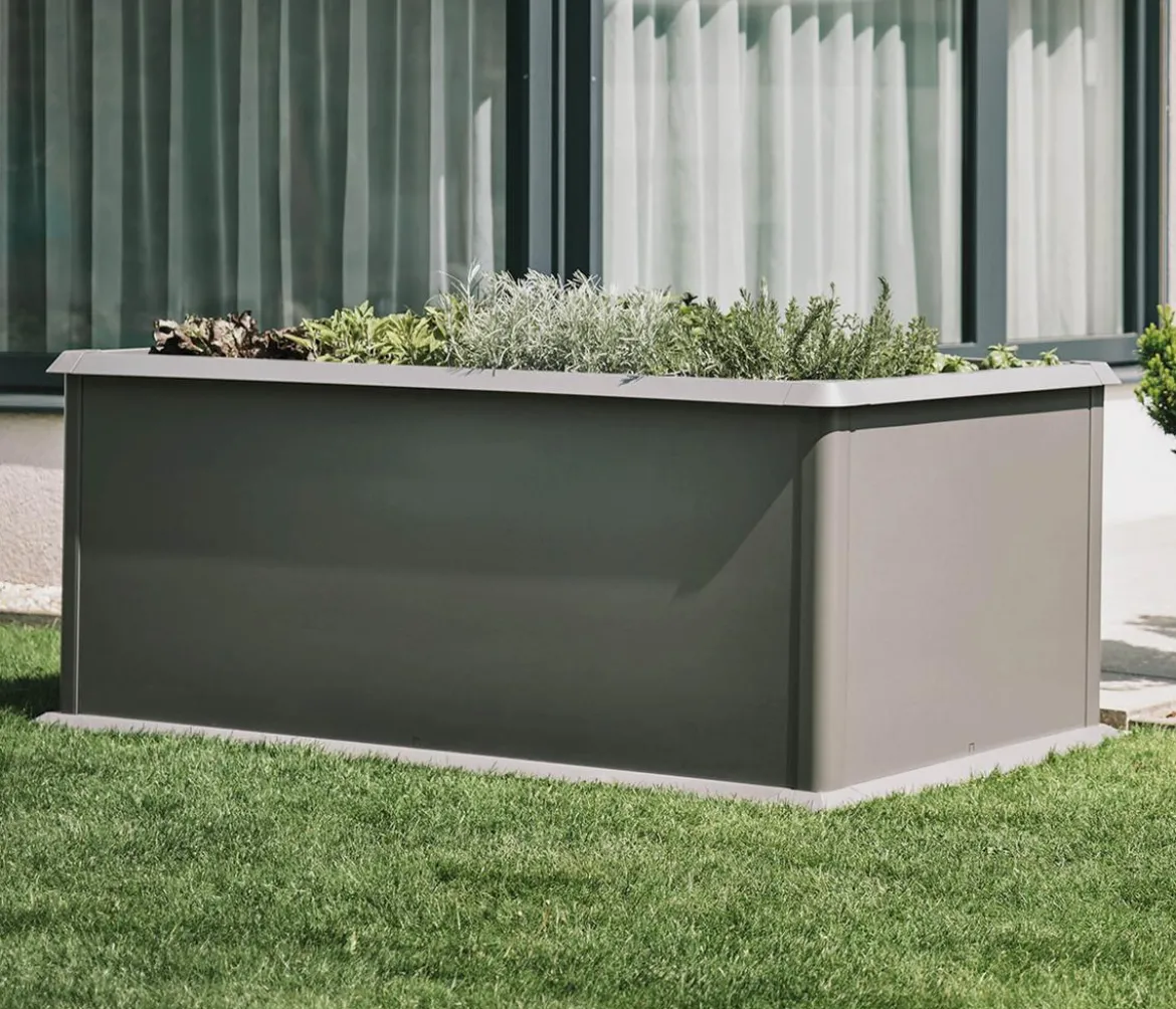 Biohort Metall-Hochbeet Mini 2x1, ca. B201,6/H45/T103,1 cm