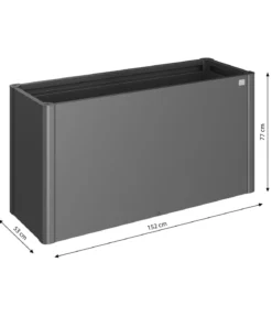Biohort Metall HochBeet 1,5x0,5, ca. B152/H77/T54,7 cm