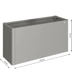 Biohort Metall HochBeet 1,5x0,5, ca. B152/H77/T54,7 cm