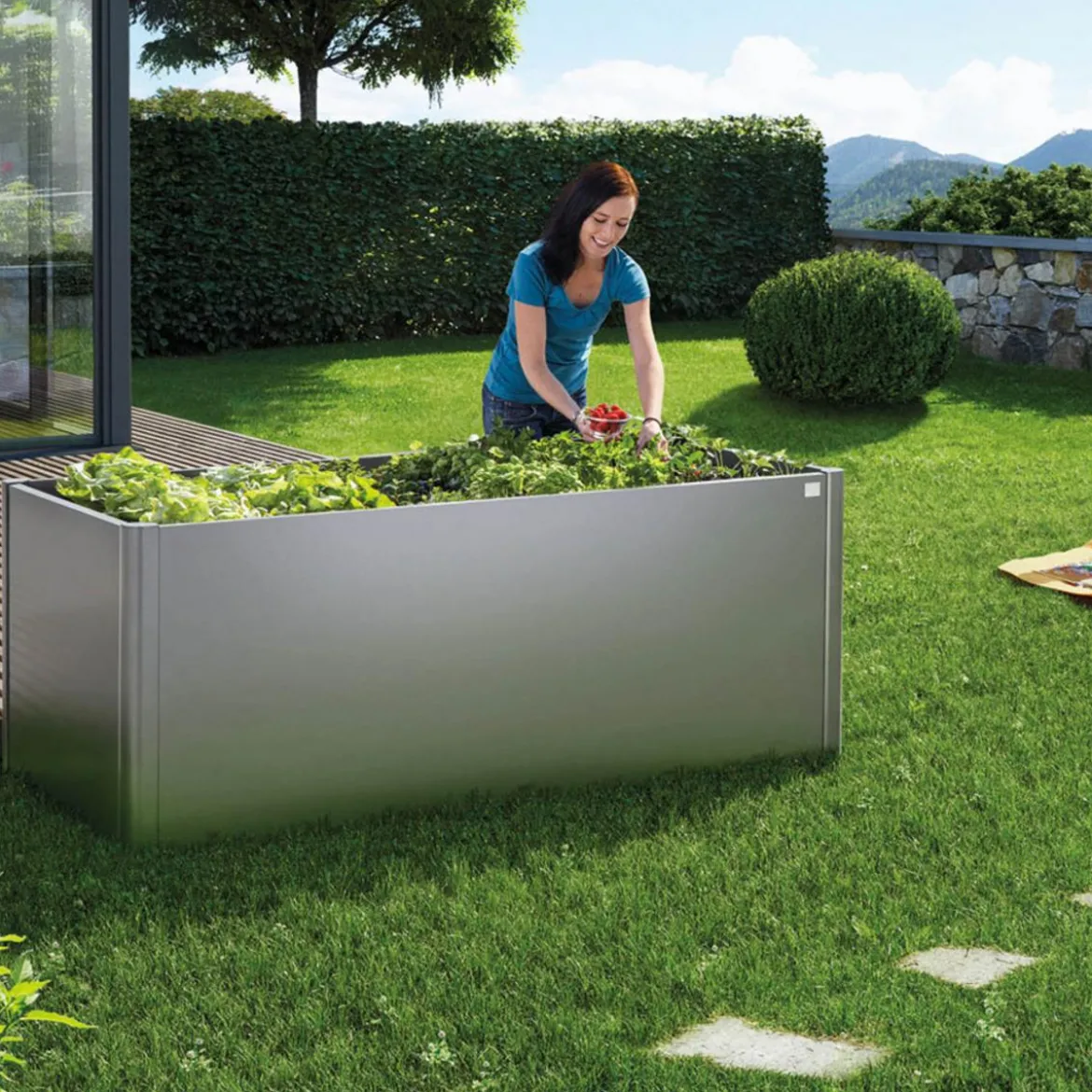 Biohort Metall-HochBeet 2x1, ca. B201,6/H77/T103,1 cm