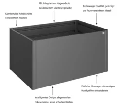 Biohort Metall Hochbeet 1,5x1, ca. B152/H77/T103,1 cm