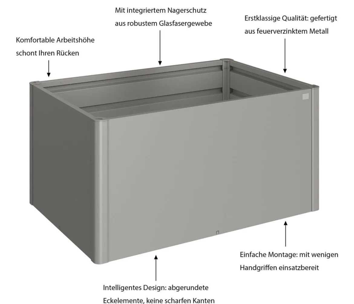 Biohort Metall Hochbeet 1,5x1, ca. B152/H77/T103,1 cm