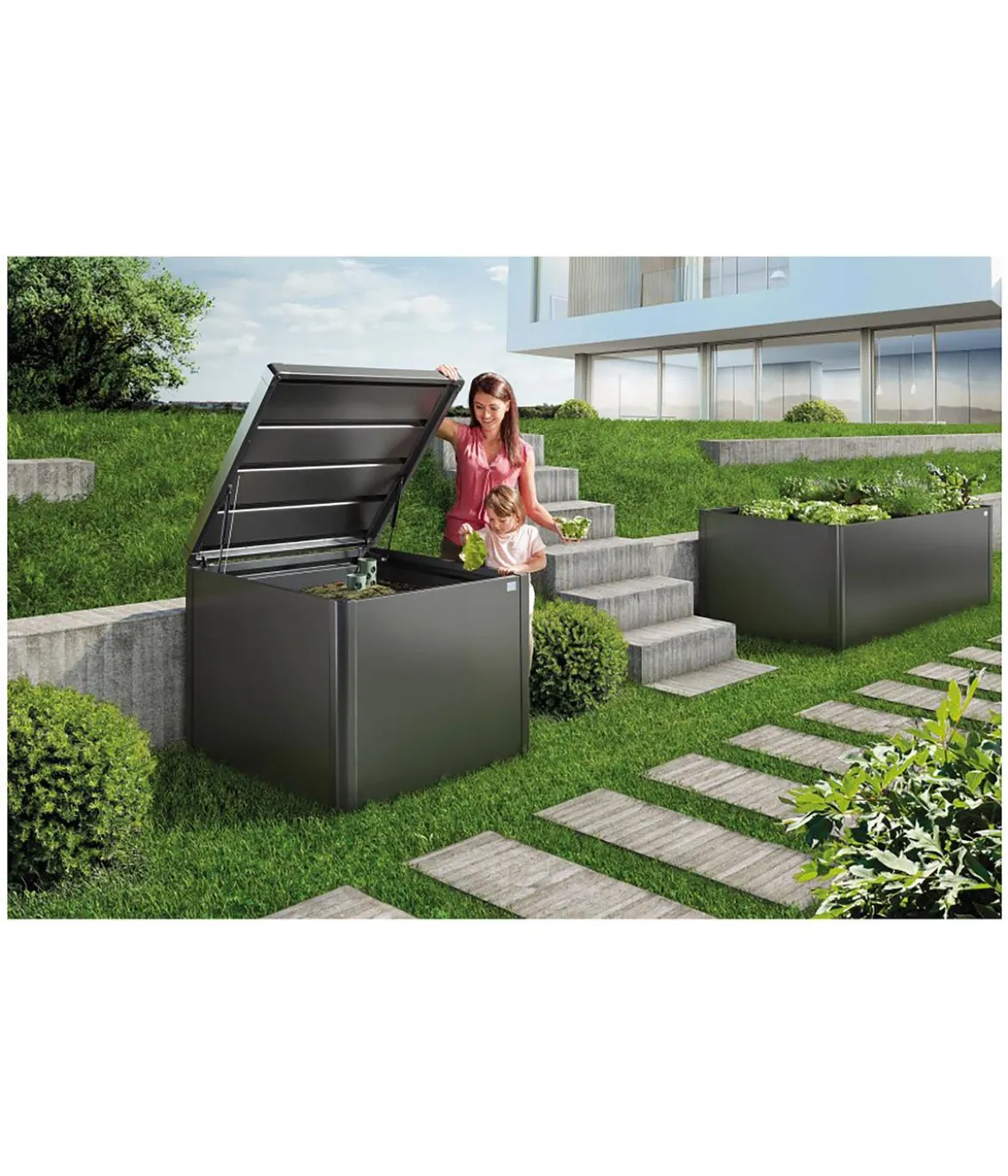 Biohort Metall-Komposter MonAmi®, ca. B102/H86/T102 cm