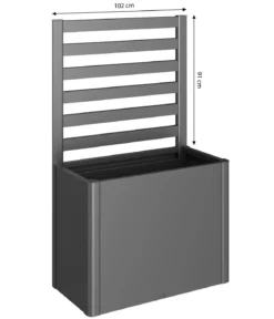 Biohort Metall-Rankgitter für HochBeet DaVinci, ca. B102/H91/T1 cm