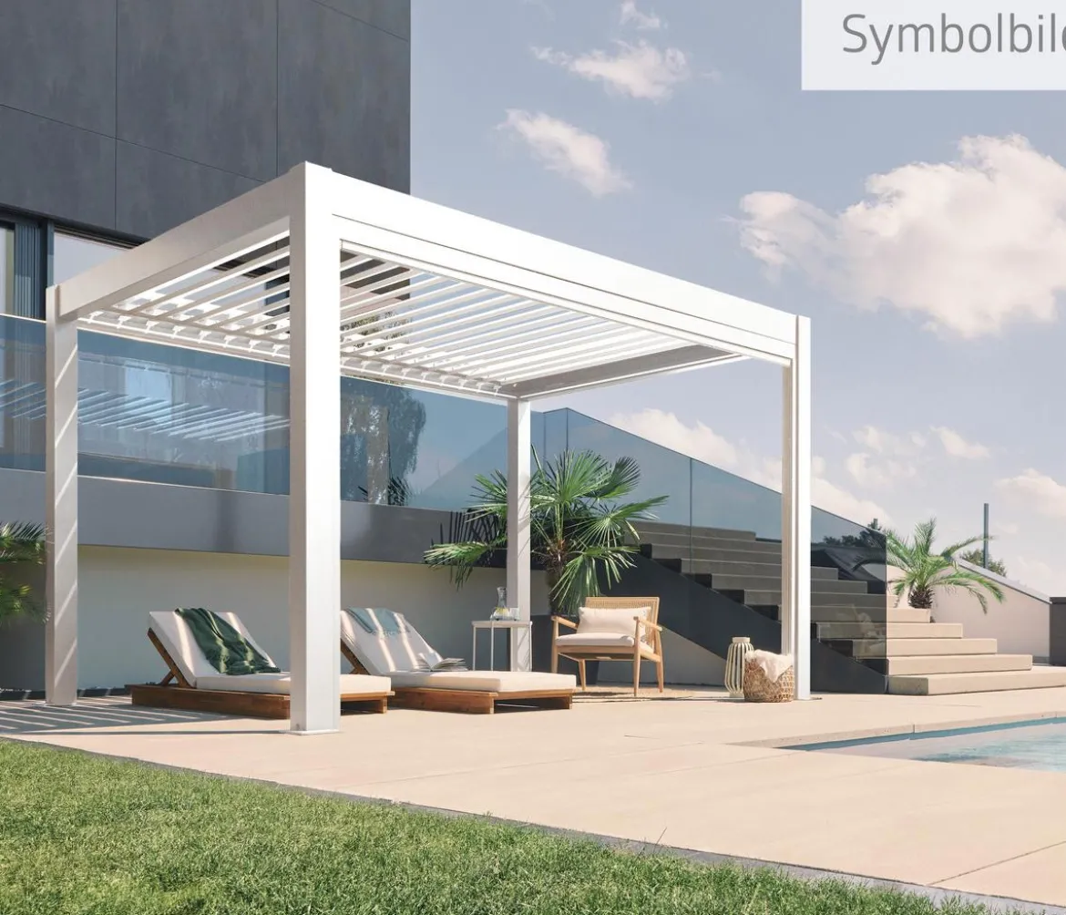 Biohort Pergola 5 x 3,5 einfarbig, ca. B515,5/H264/T367,5 cm