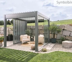Biohort Pergola 5,5 x 3,5 einfarbig, ca. B552,5/H264/T367,5 cm