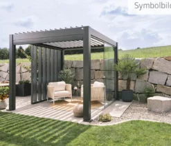 Biohort Pergola 6 x 3,5 einfarbig, ca. B608/H264/T367,5 cm