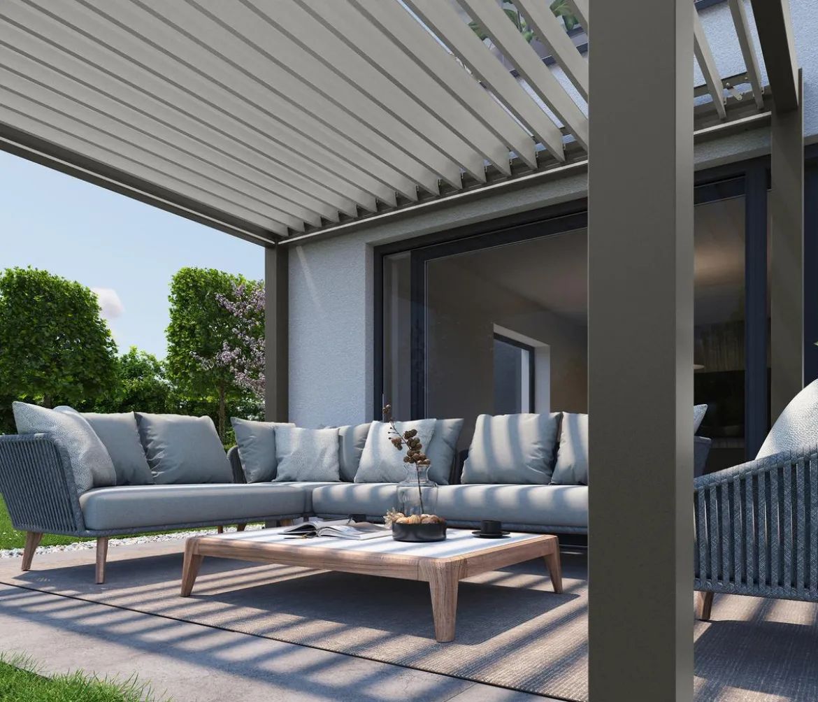 Biohort Pergola 3 x 3 einfarbig, ca. B312/H264/T312 cm
