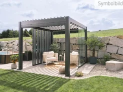 Biohort Pergola 3,5 x 3 einfarbig, ca. B367,5/H264/T312 cm