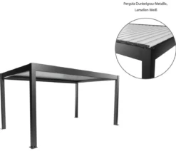Biohort Pergola 5 x 3,5 zweifarbig, ca. B515,5/H264/T367,5 cm