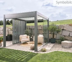Biohort Pergola 3,5 x 3,5 zweifarbig, ca. B367,5/H264/T367,5 cm