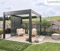 Biohort Pergola 6 x 3 zweifarbig, ca. B608/H264/T312 cm