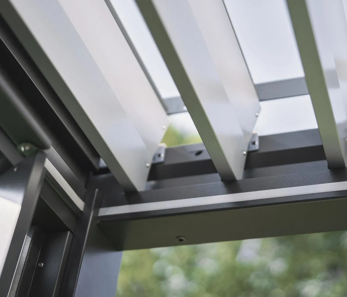 Biohort Pergola 4 x 3,5 zweifarbig, ca. B404,5/H264/T367,5 cm