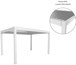 Biohort Pergola 4 x 3,5 zweifarbig, ca. B404,5/H264/T367,5 cm