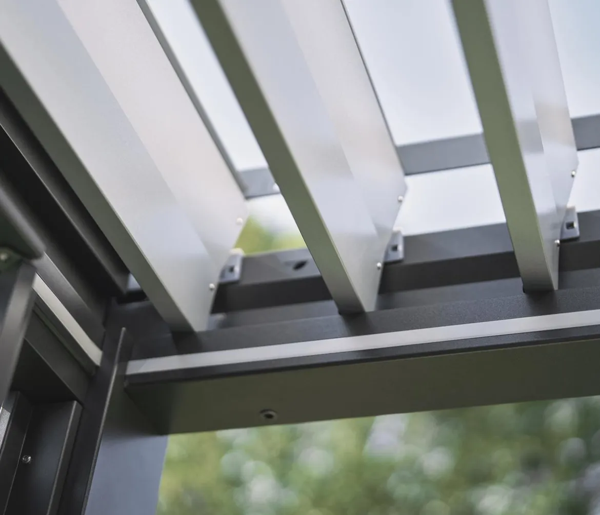Biohort Pergola 3 x 3,5 zweifarbig, ca. B312/H264/T367,5 cm
