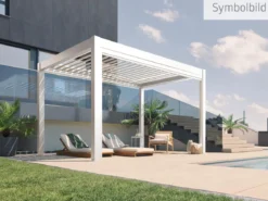 Biohort Pergola 3 x 3,5 zweifarbig, ca. B312/H264/T367,5 cm