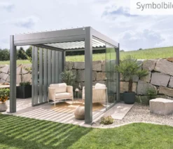Biohort Pergola 5,5 x 3 zweifarbig, ca. B552,5/H264/T312 cm