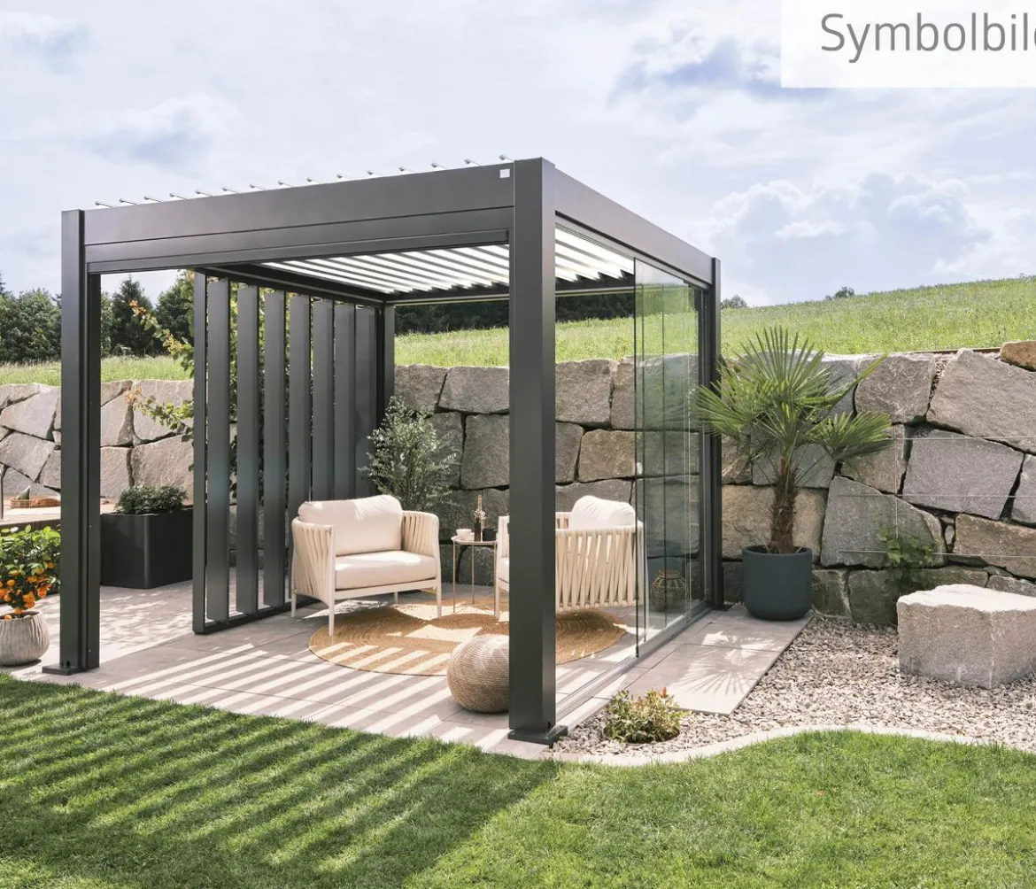 Biohort Pergola 4 x 3 zweifarbig, ca. B404,5/H264/T312 cm