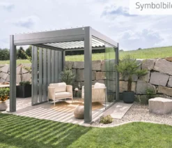 Biohort Pergola 5,5 x 3,5 zweifarbig, ca. B552,5/H264/T367,5 cm