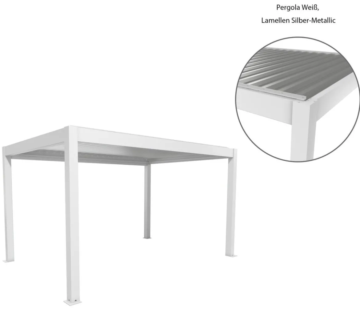Biohort Pergola 5,5 x 3,5 zweifarbig, ca. B552,5/H264/T367,5 cm