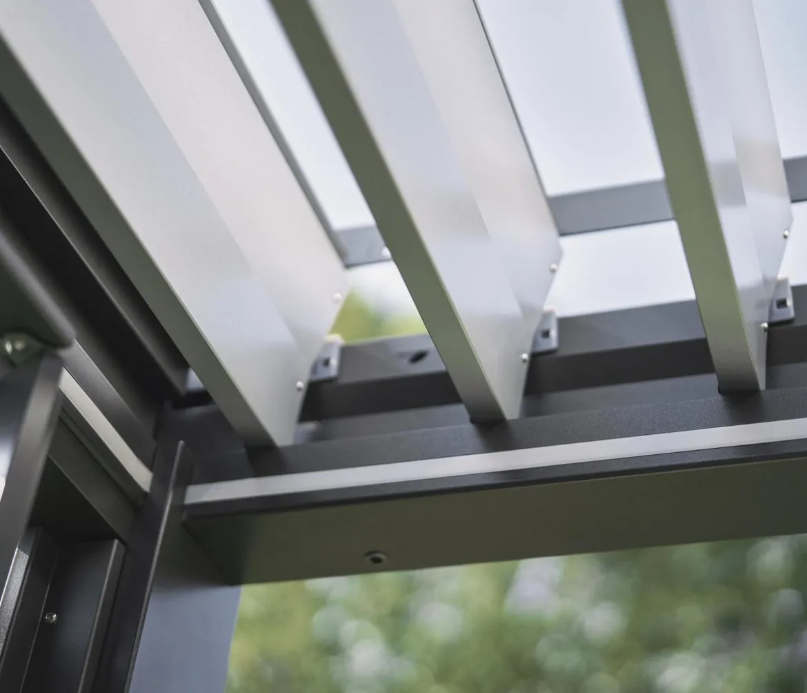 Biohort Pergola 3,5 x 3 zweifarbig, ca. B367,5/H264/T312 cm