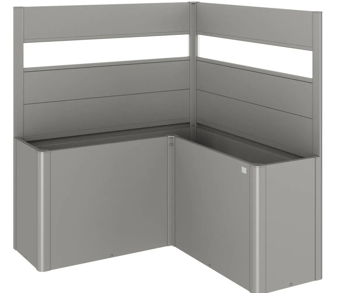 Biohort Sichtschutz Belvedere L150 mit Acrylglas, ca. B152/H91/T152 cm