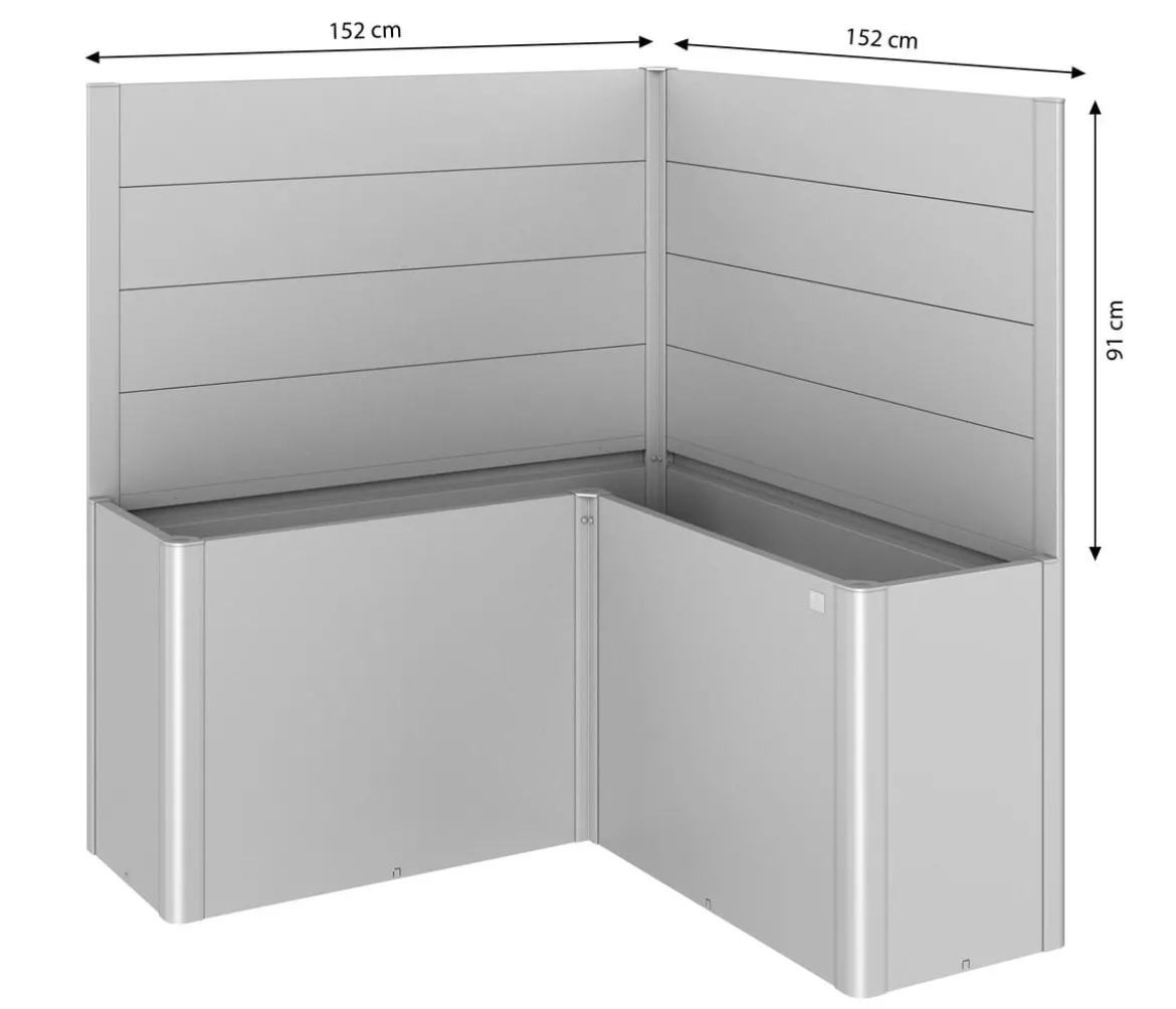Biohort Sichtschutz Belvedere L150, ca. B152/H91/T152 cm