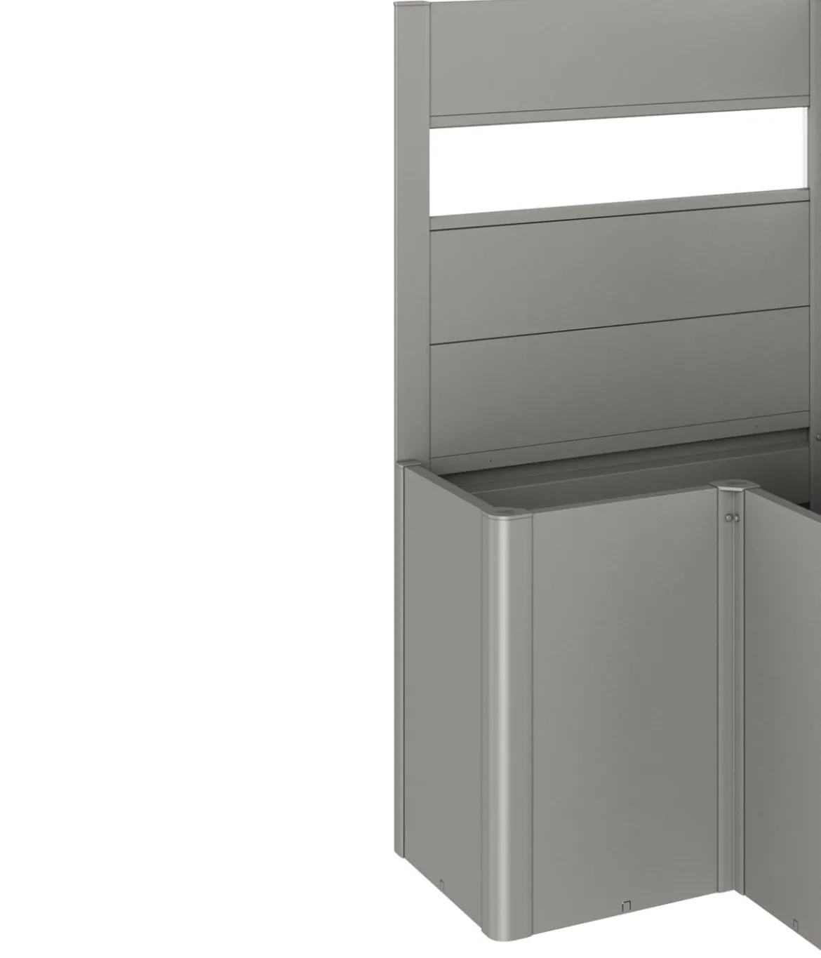 Biohort Sichtschutz Belvedere L100 mit Acrylglas, ca. B102/H91/T102 cm