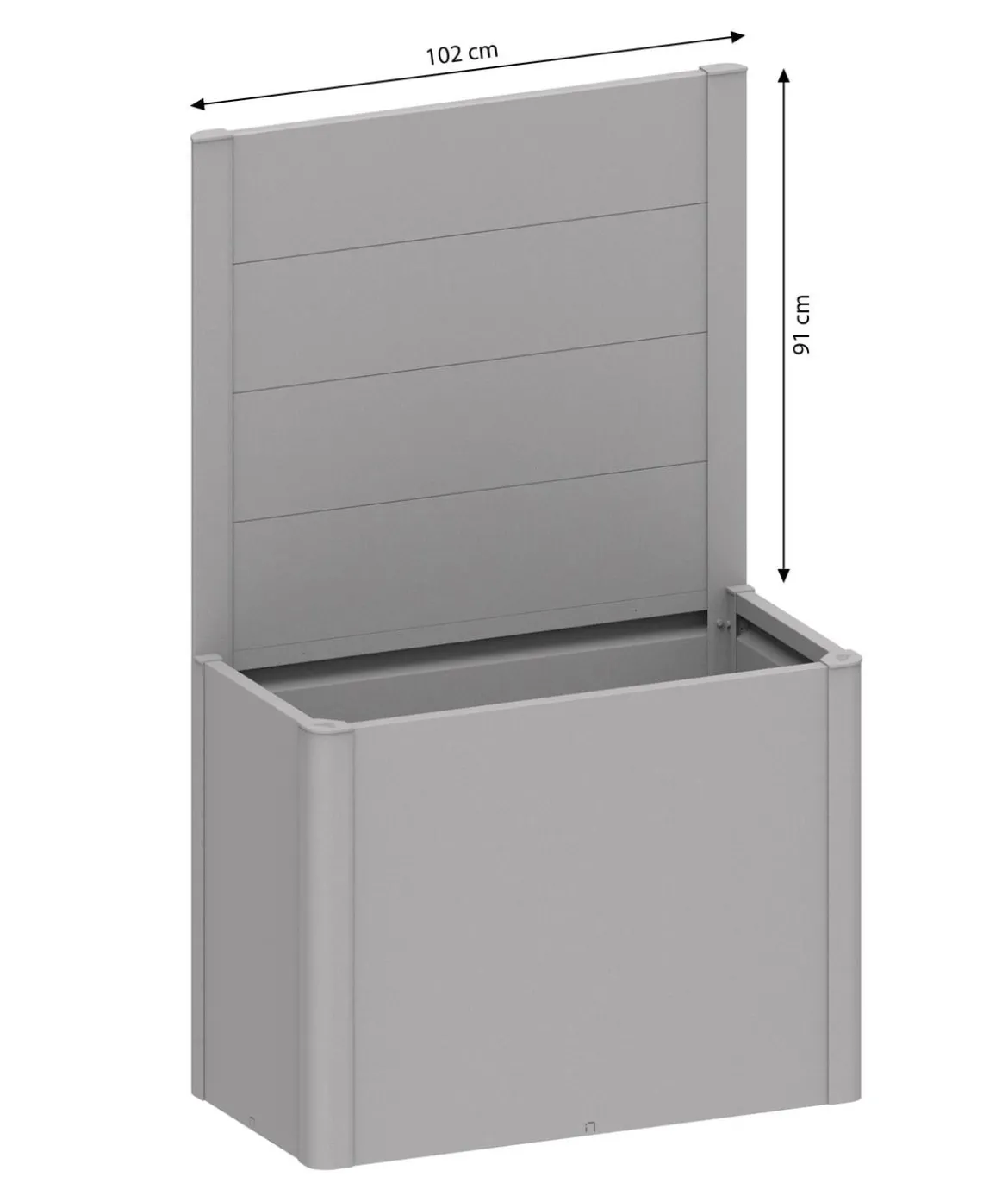 Biohort Sichtschutz Belvedere 100, ca. B102/H91/T4 cm