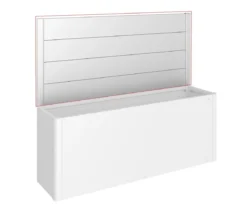 Biohort Sichtschutz für HochBeet 4x1, ca. B397/H91/T4 cm