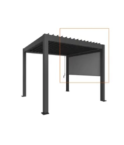 Biohort Sonnenschutzrollo Gr. 4 m, ca. B364/H235/T10 cm