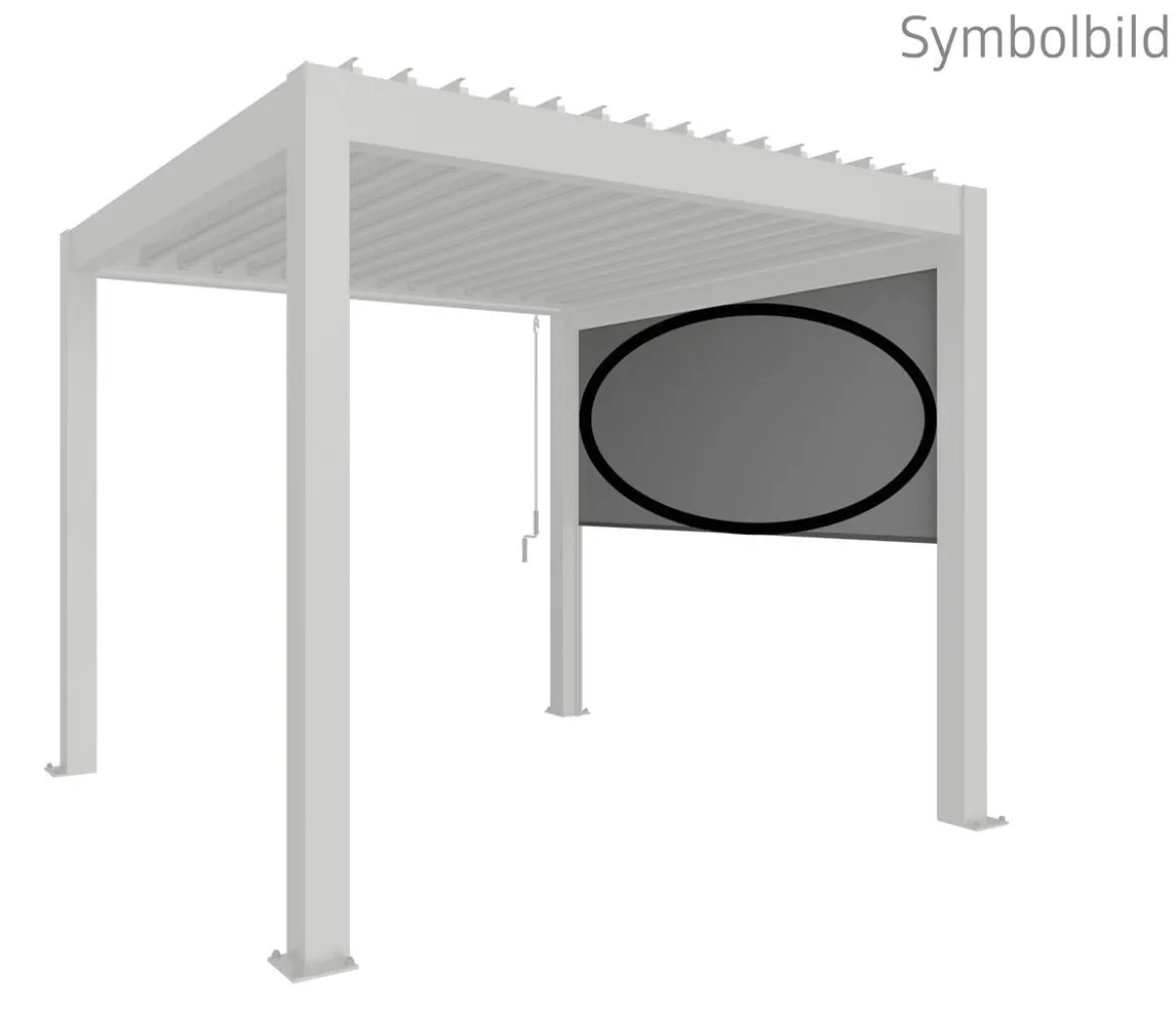 Biohort Sonnenschutzrollo Gr. 3,5 m, elektrisch, ca. B235/H10/T327 cm
