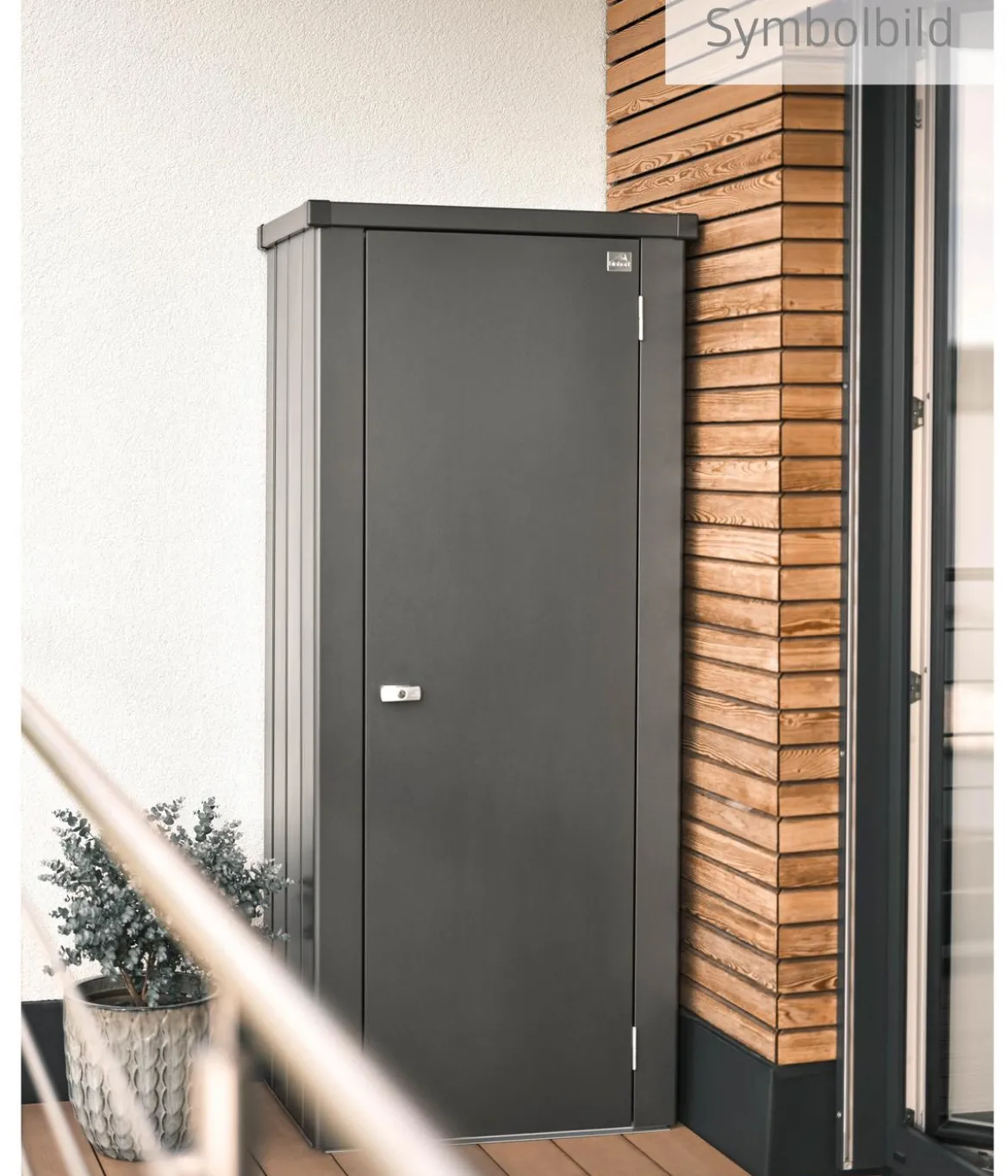 Biohort Terrassenschrank Julia L HIGH, ca. B77,7/H180,9/T87 cm