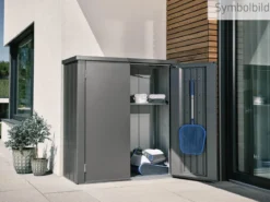 Biohort Terrassenschrank Romeo M High, ca. B132/H181/T57 cm