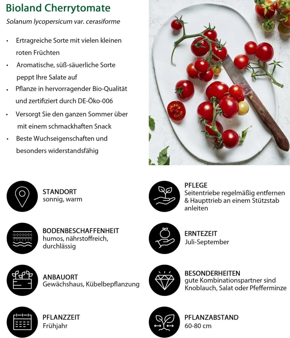 Bioland Cherrytomate