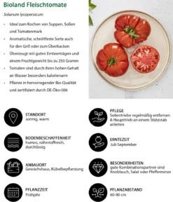 Bioland Gemüseset Tomatensalat, 3-teilig