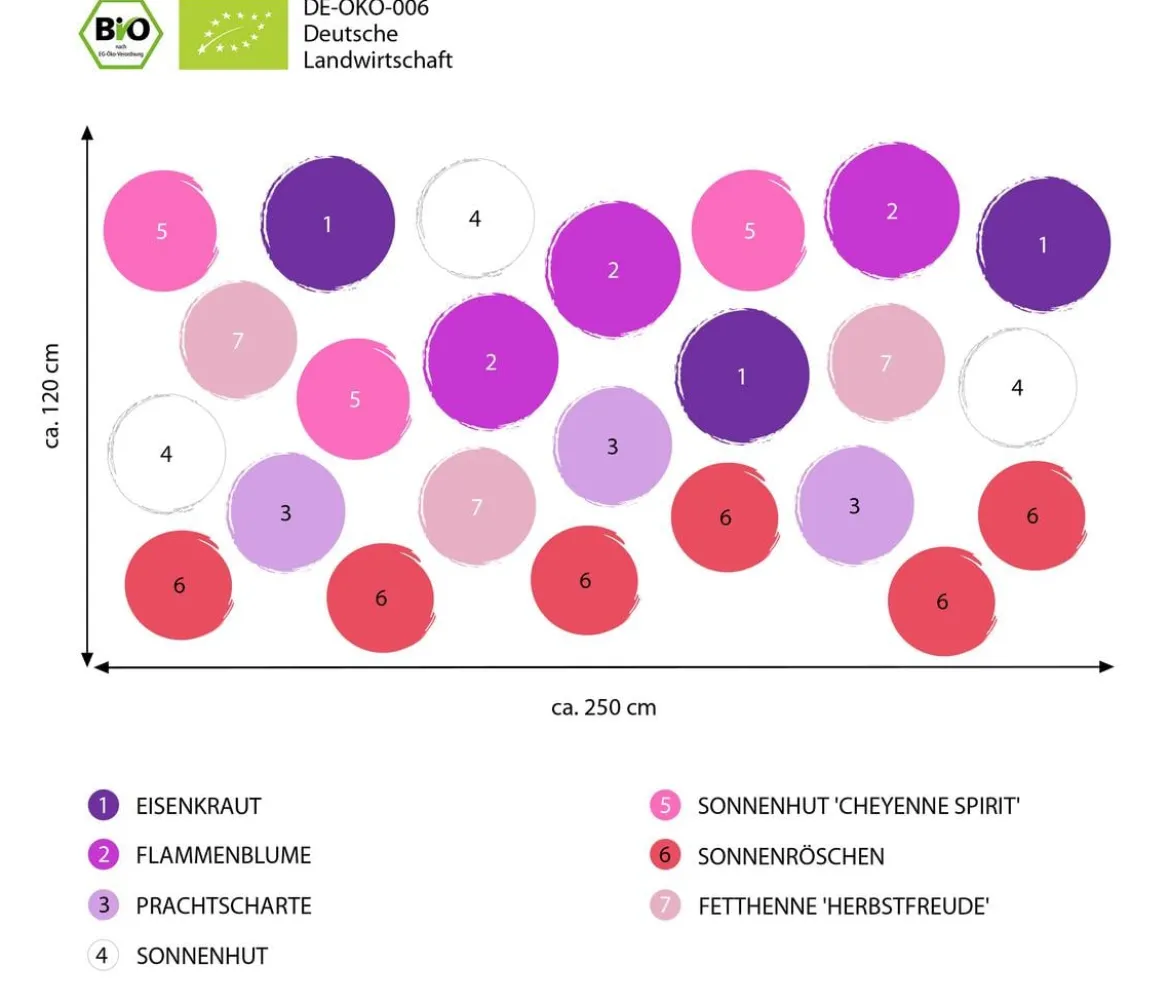 Bio Stauden-Set Blütenkollektion, Landlust Kollektion, 24-teilig