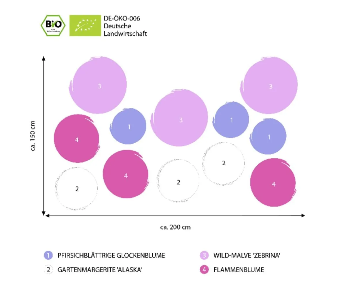 Bio Stauden-Set Landhausgarten, 12-teilig