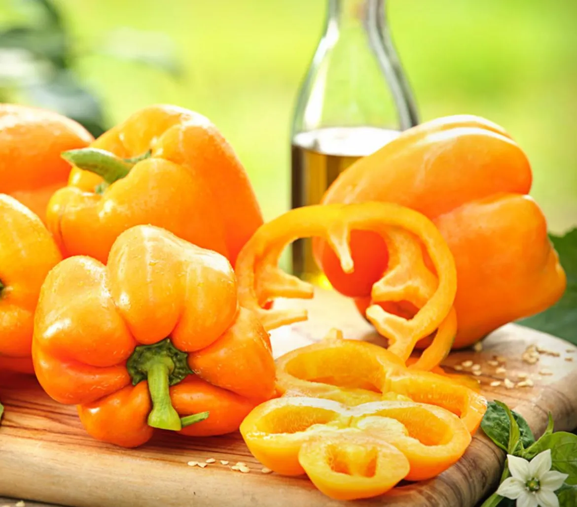 Blockpaprika, orange