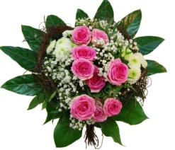Blumenstrauß Rebenkranz, ca. Ø32 cm